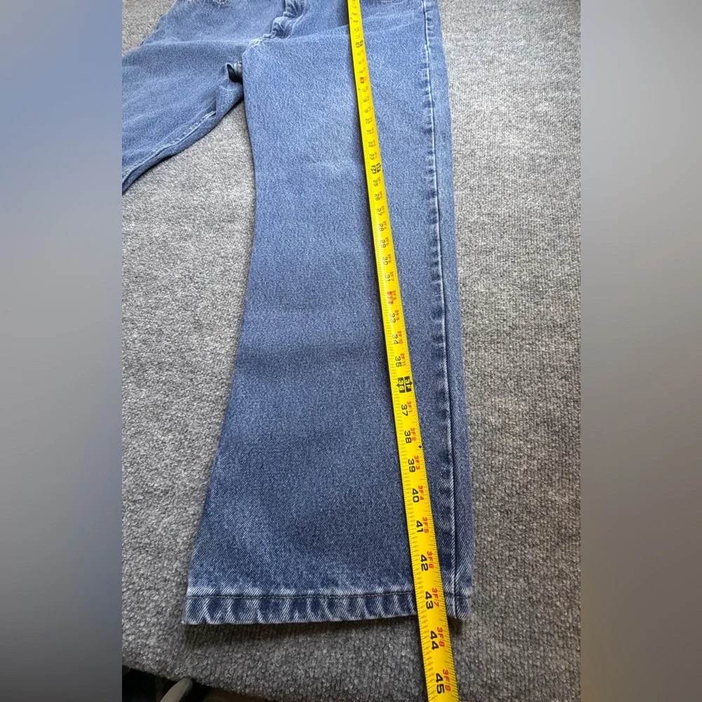 Wrangler Men's Jens 42‎ X 32 Relaxed Fit Blue Jeans Western Cowboy